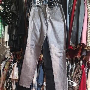 Metallic jeans Metallic jeans stretch..